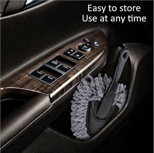 Mini Microfiber Dusting Brush for Car Dashboard & Home Cleaning