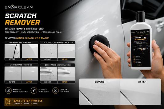 SNAP CLEAN Scratch Remover | Car Scratch Repair & Paint Restorer | Removes Minor Scratches & Swirl Marks | 100ml