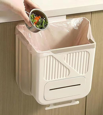 Collapsible Hanging Garbage & Storage Bin for Kitchen & Bathroom