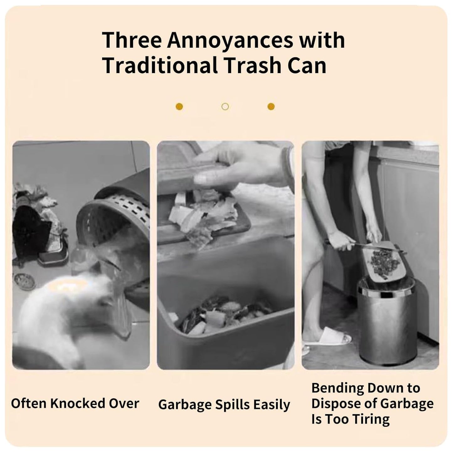 Collapsible Hanging Garbage & Storage Bin for Kitchen & Bathroom