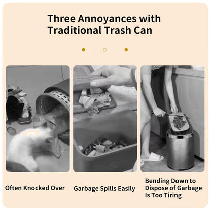 Collapsible Hanging Garbage & Storage Bin for Kitchen & Bathroom