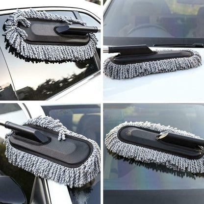 Premium Microfiber Car Cleaning Mitt – Scratch-Free Interior & Exterior Duster Combo
