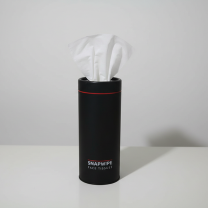 Snapwipe Midnight Edition – Car Tissue Kit (4 Refills Included)